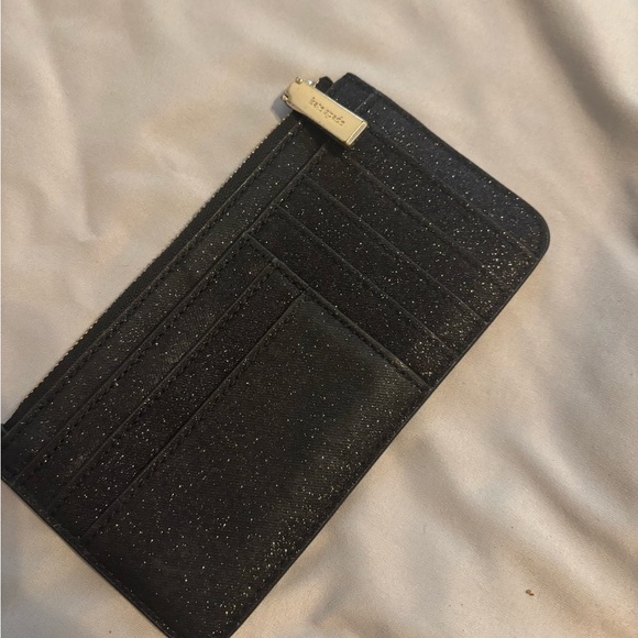 Kate Spade Black Glitter Wallet - Picture 2 of 6